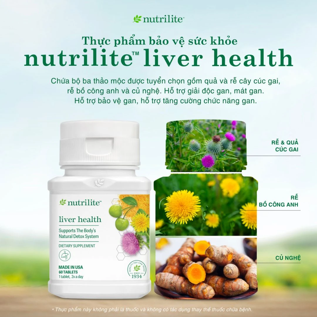 Công Dụng Của Liver Health Amway