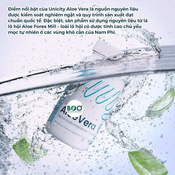 Thành Phần Của Ruột viên - Aloe Vera Unicity